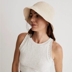 Madewell Straw Bucket Hat